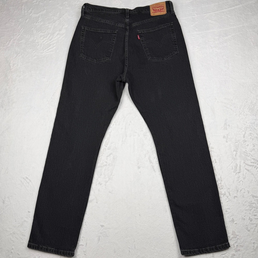 Levi's 501 Original Studded Jeans Black Y2K Alt Punk Grunge Straight Leg W31 L30 - Picture 2 of 9